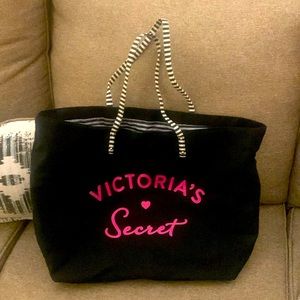 Victoria’s Secret Black Tote Bag
